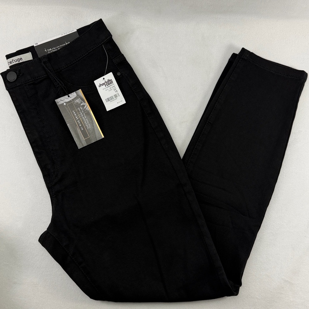 Refuge Jeans Black Hi-Rise Skinny Stretch Pants